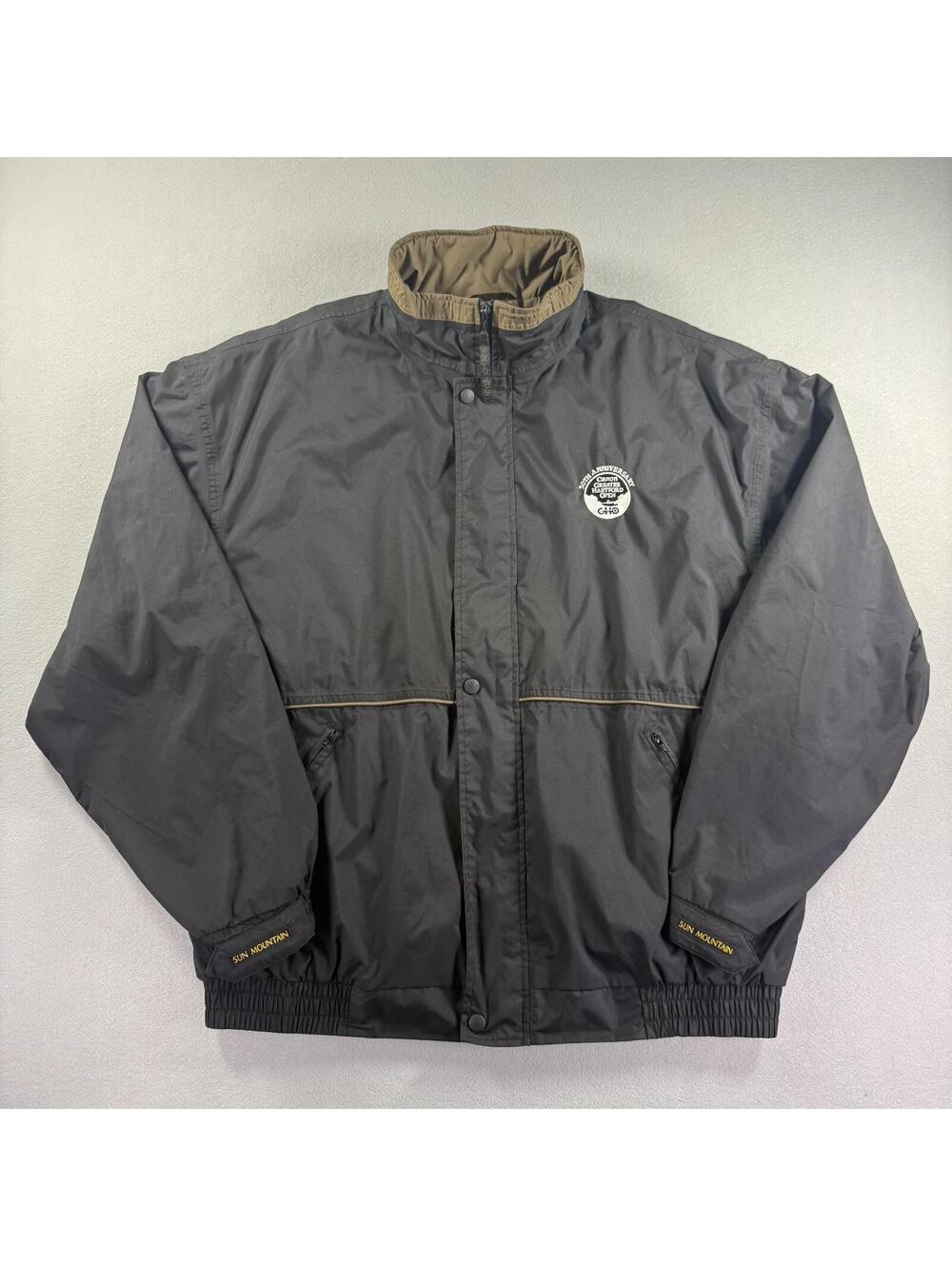 Sun Mountain Golf Jacket XL Canon Greater Hartford Open 50th Anniversary PGA Y2K